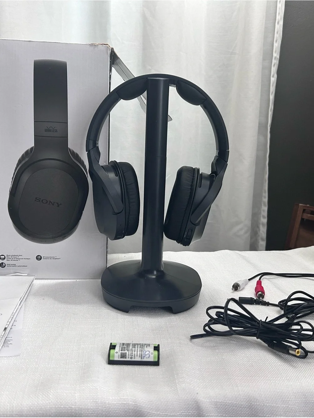 Sony Wireless Over-Ear Headphones - Black